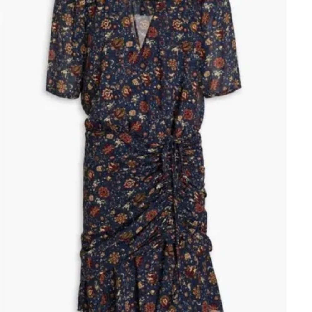 Veronica Beard Dakota mini dress navy blue size 6 women’s - Picture 6 of 6